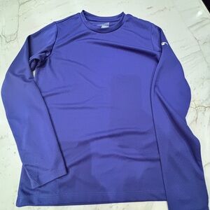 Mizuno Youth Long Sleeve Tee - Purple